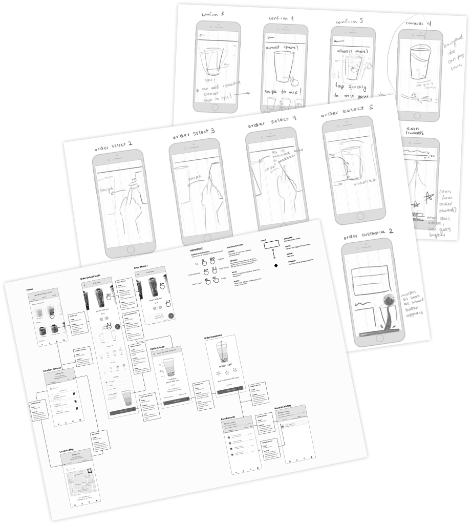 Cosmotea App Sketches